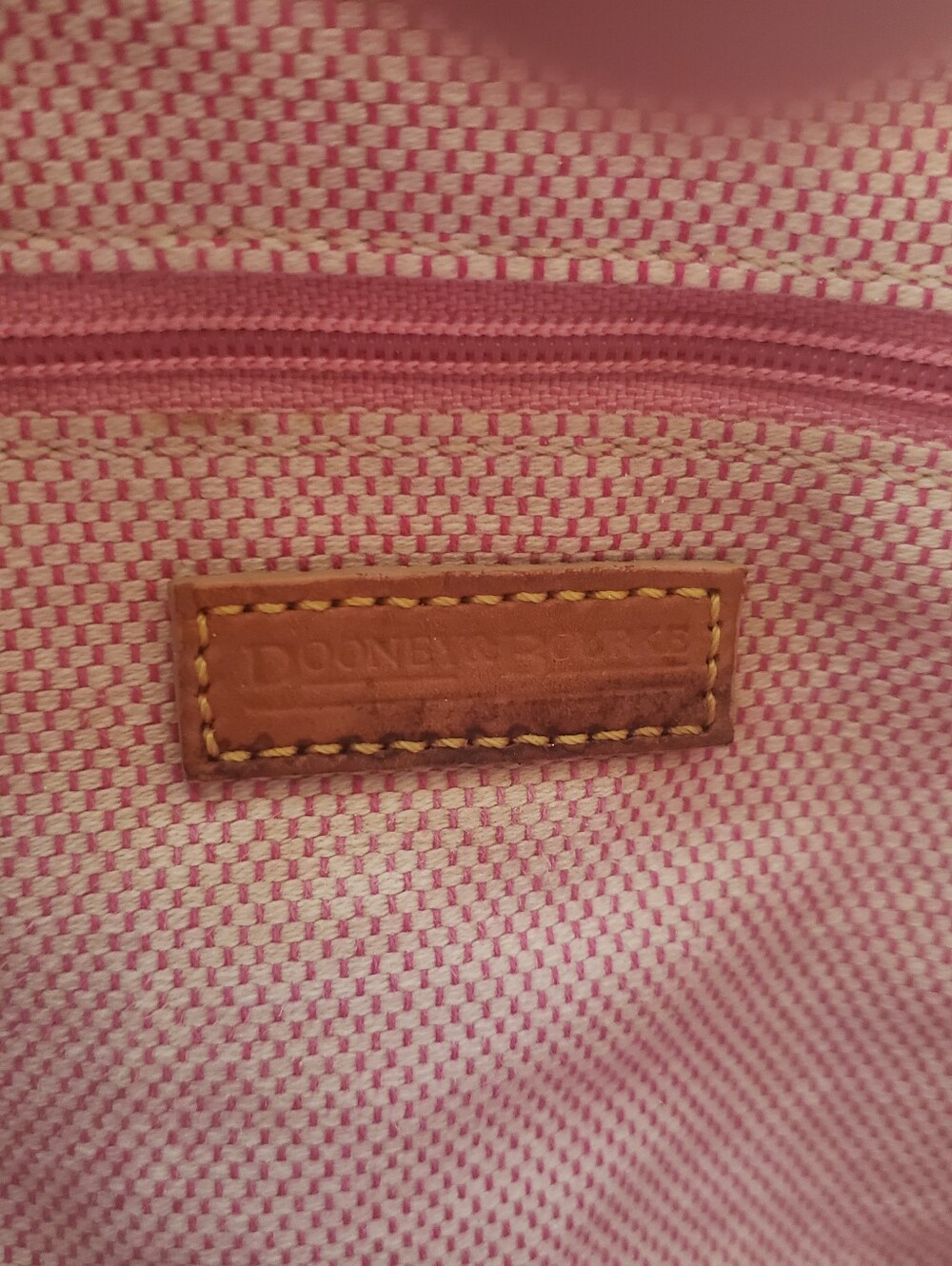 Dooney & Bourke Monogram East West Canvas Tote Bag Fair - Picture 5 of 11